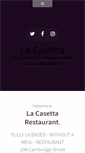 Mobile Screenshot of lacasetta.com.au